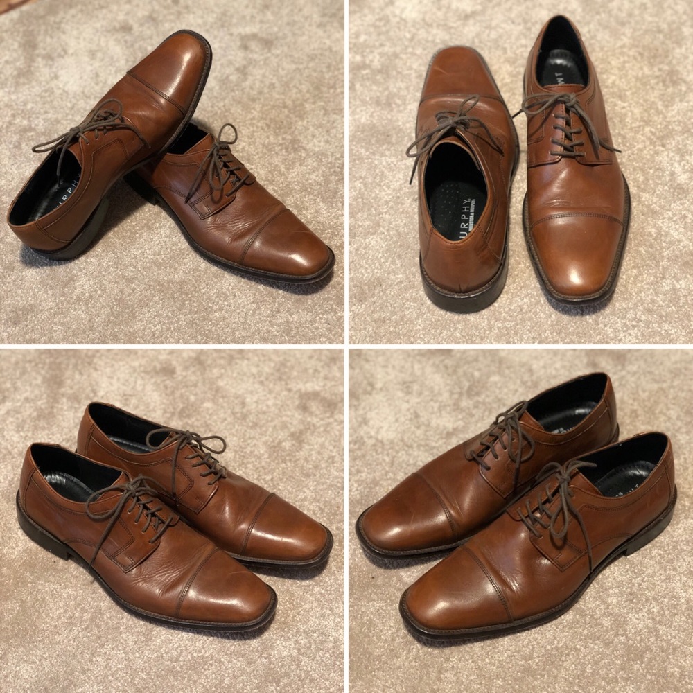 J. Murphy Johnston Brown Dress Shoes